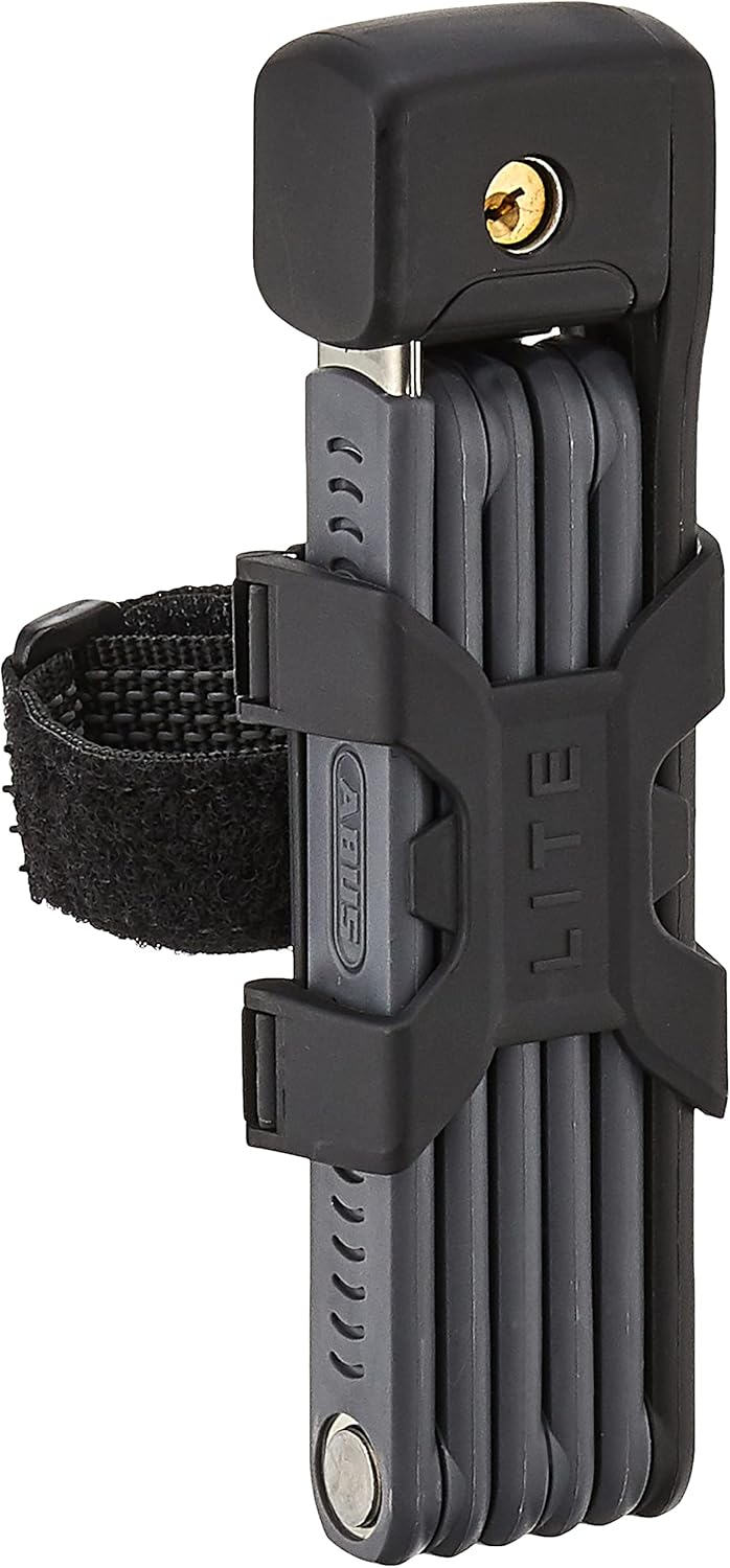 ABUS Bordo Ugrip Lite 6055/85cm Security Level 7 Bike Lock, Black