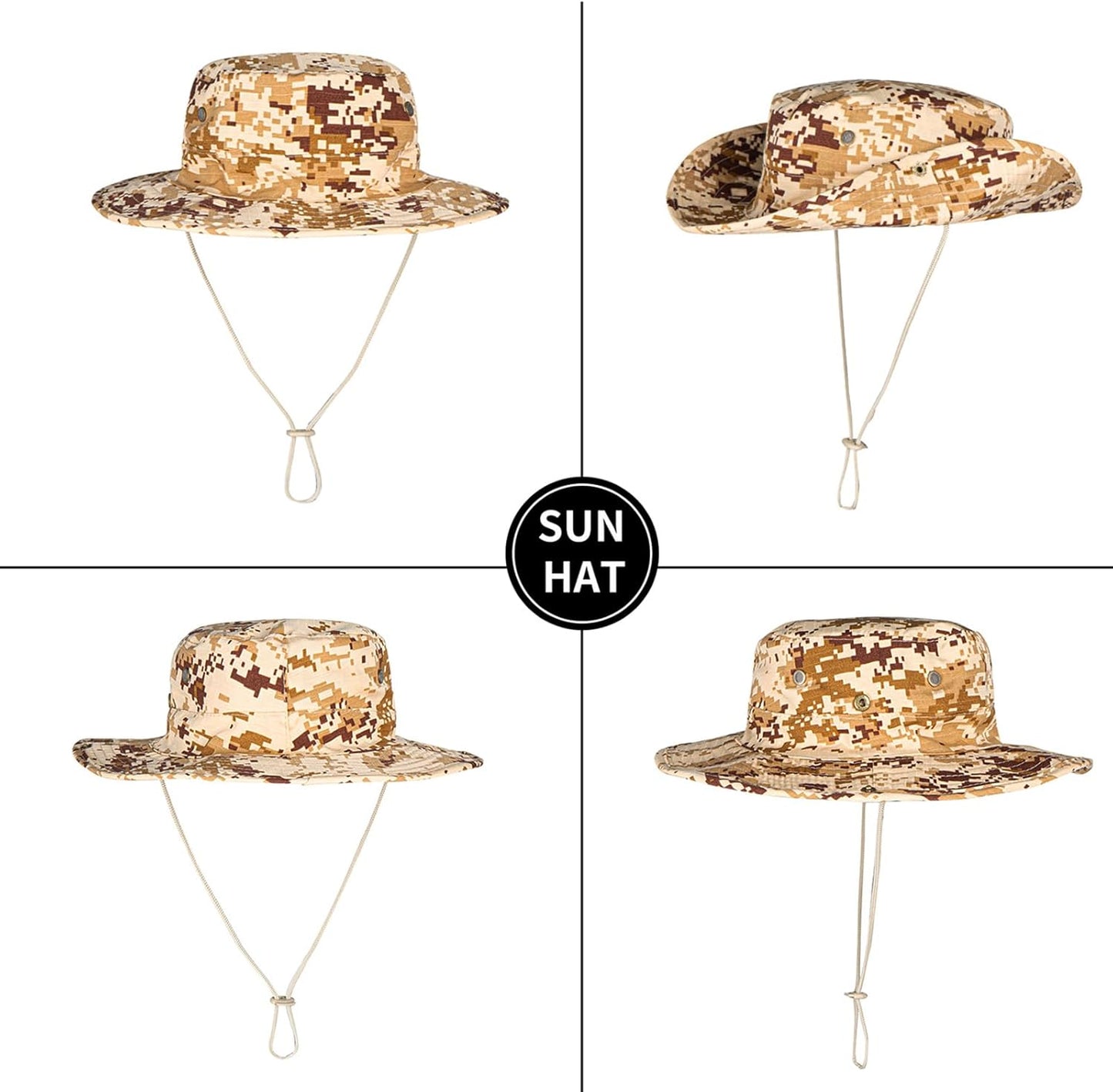 UPF 50+ Sun Hat | Foldable Boonie Hat for Men & Women | Fishing & Hiking