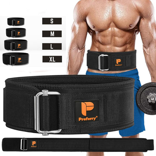Preferry Premium Weight Lifting Belt - Maximum Support and Comfort - Essential Gym Workout Belt - Multiple Sizes & Colors (Small)