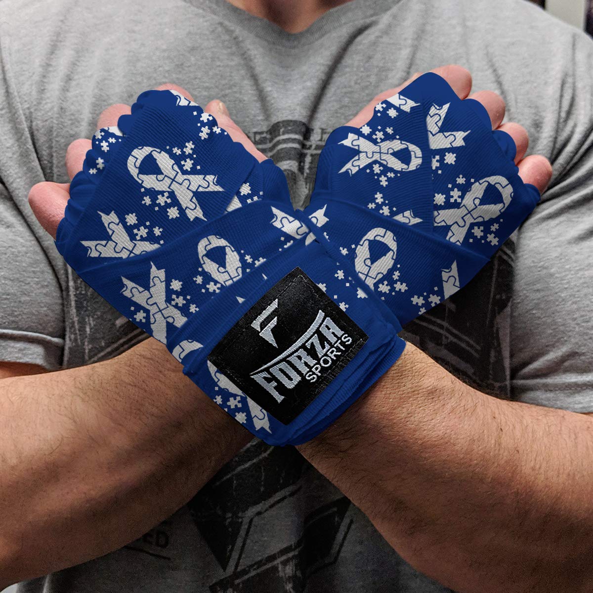 Forza Sports 180" Mexican Style Boxing Handwraps - Navy
