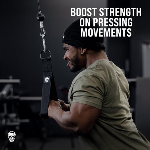 Gymreapers Tricep Rope Cable Attachment - Multi-Workout Tricep Pull Down Cable Attachment - Perfect Gym Cable Machine Attachment