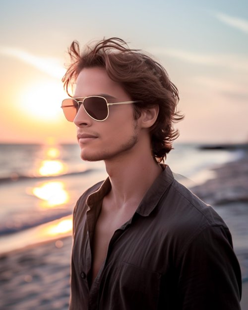 Vanmage Malibu Aviator Polarized Sunglasses for Men and Women, Classic Sunglasses for Driving Cycling Fishing (Gold Frame/Brown Lens (Vlt 11.5%))