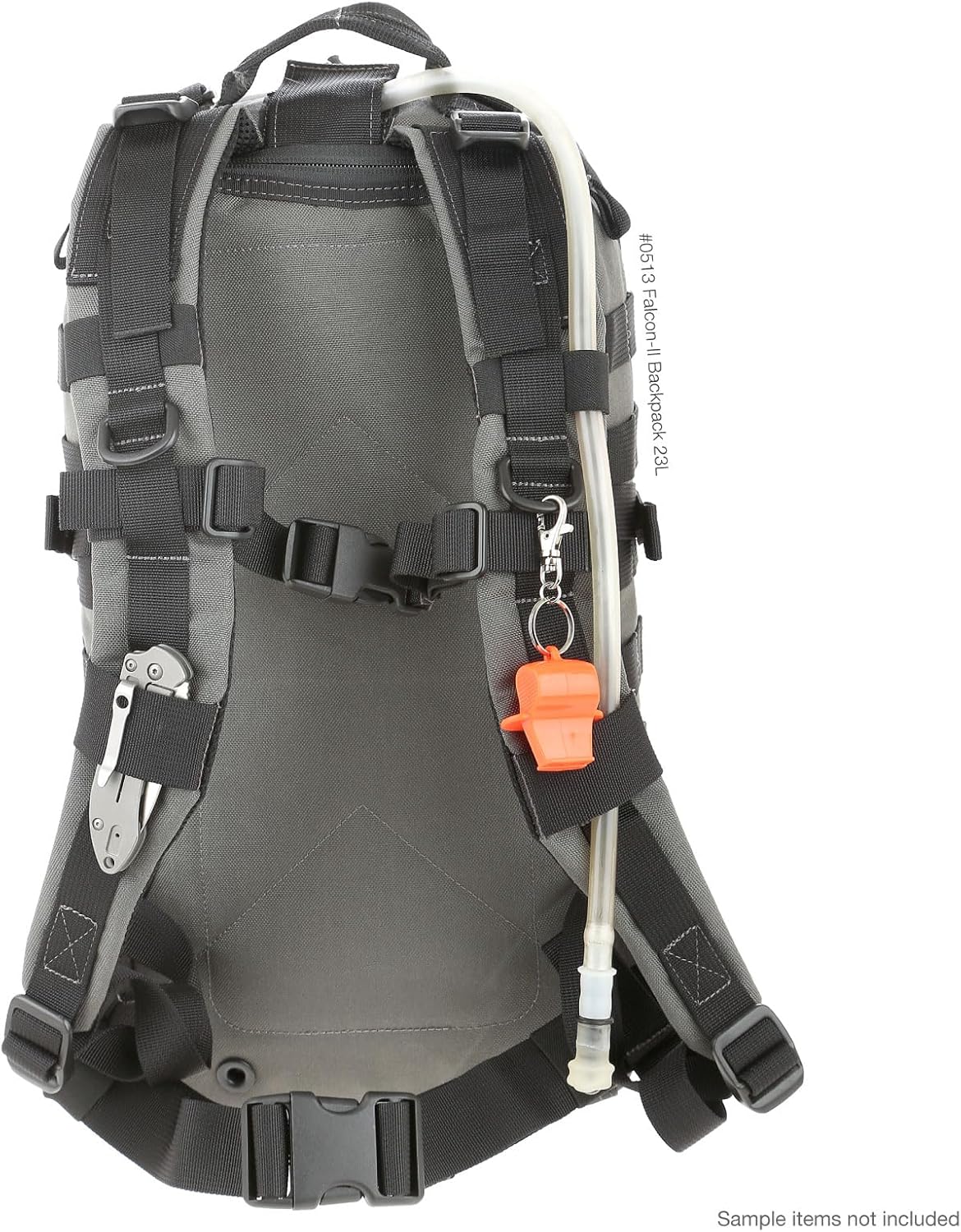 MAXPEDITION Falcon-II Backpack (Wolf Gray) 23L Tactical Backpack, Survival Pack, Bug Out Bag, MOLLE Compatible Go Bag Optimized for EDC & Military, 0513W