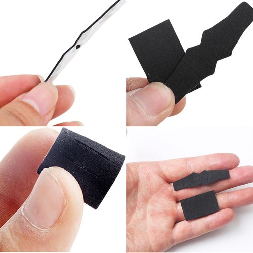 PESSILIN Arrow Rest Sticker, Anti-Slip Archery Sticker Compound Bow Drop Away Arrow Rest Felt Tape 4 Sets