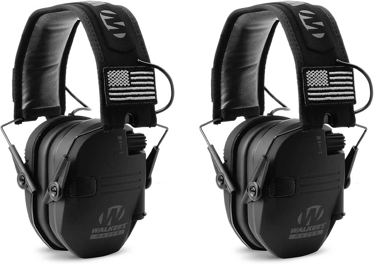 Walker's Razor Slim Shooter Electronic Hunting Folding Hearing Protection Earmuffs