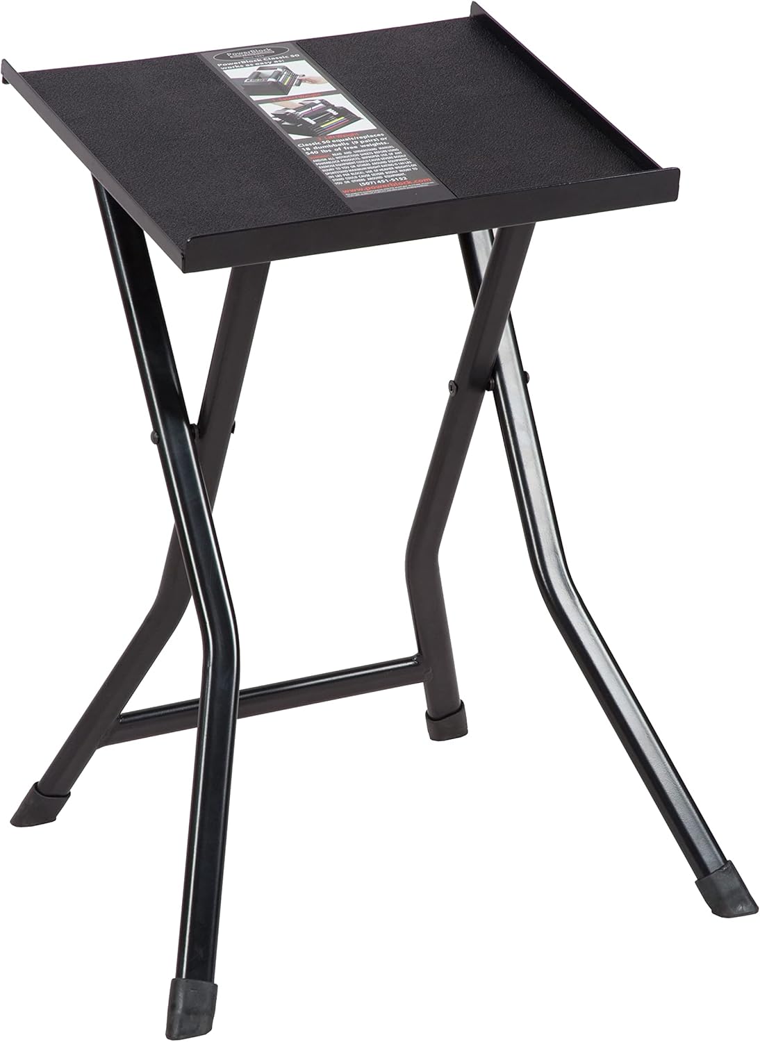 PowerBlock Small Compact Stand, Dumbbell Rack & Weight Rack, Folds Flat For Easy Storage, Use with PowerBlock Expandable Dumbbells, Home Gym Strength Training, Pack of 1