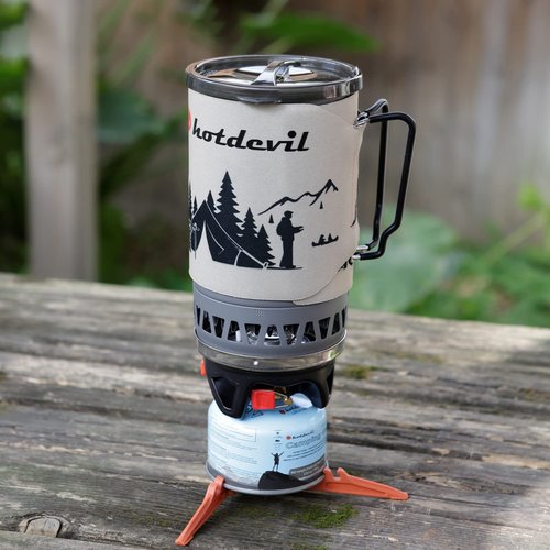 Hotdevil Fuel Can Stabilizer Canister Stand Cartridge Holder Mini Foldable Outdoor Hiking Cooking Gas Tank Bracket Stove Stand for Camping Stoves