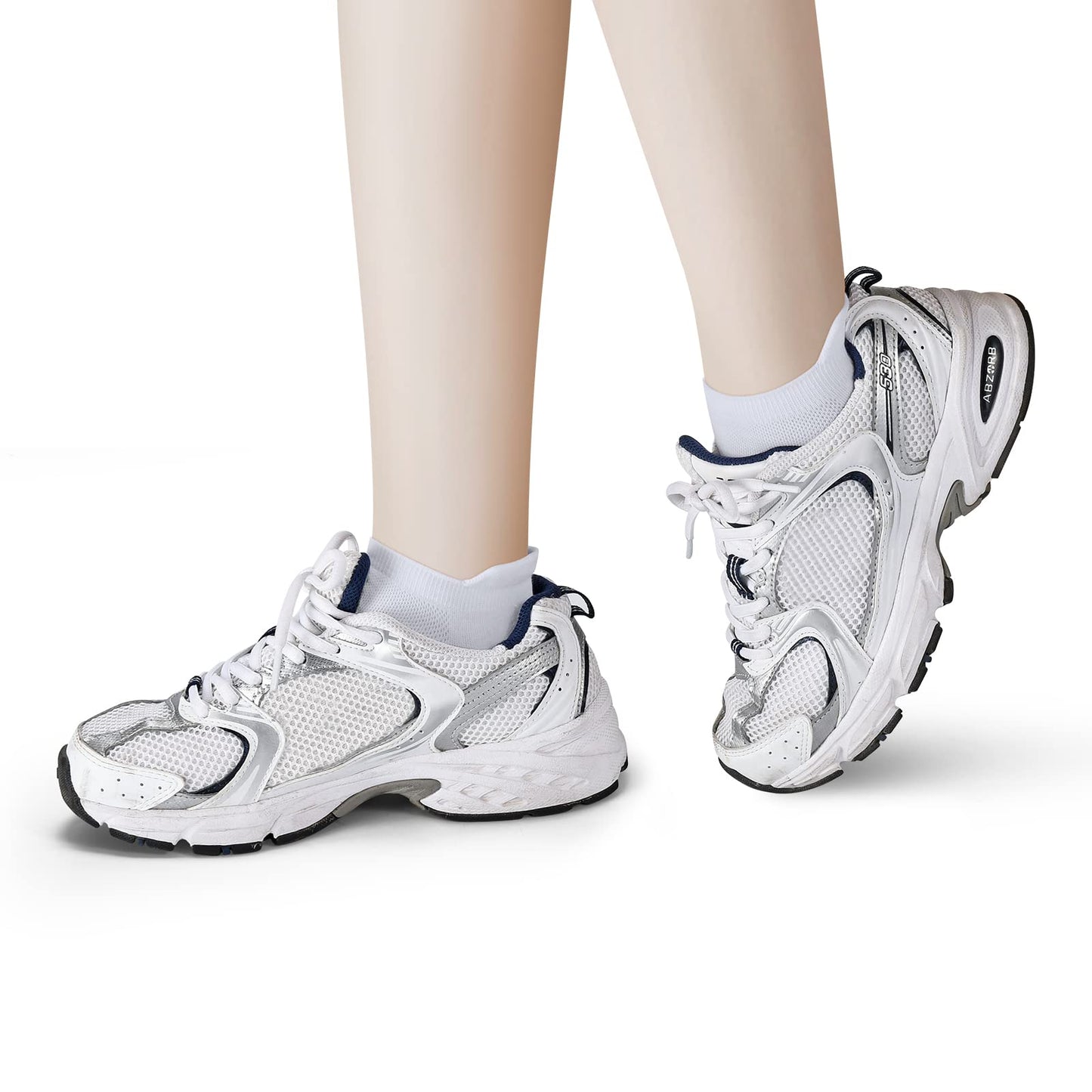 ATBITER Ankle Socks Womens and Men Thin Athletic Running Low Cut No Show Socks With Heel Tab 6/12-Pairs