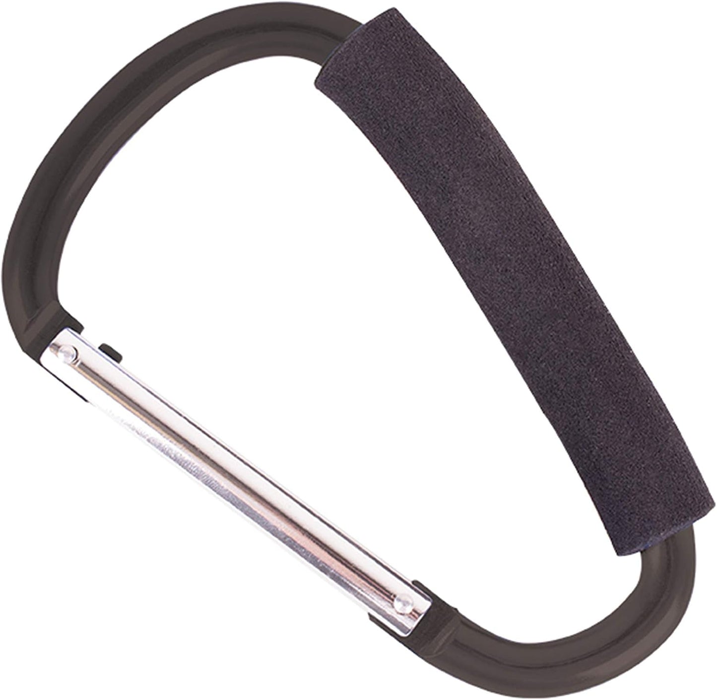 Stansport Jumbo Black Carabiner - Heavy-Duty Multi-Use Clip (Model 8010-20)