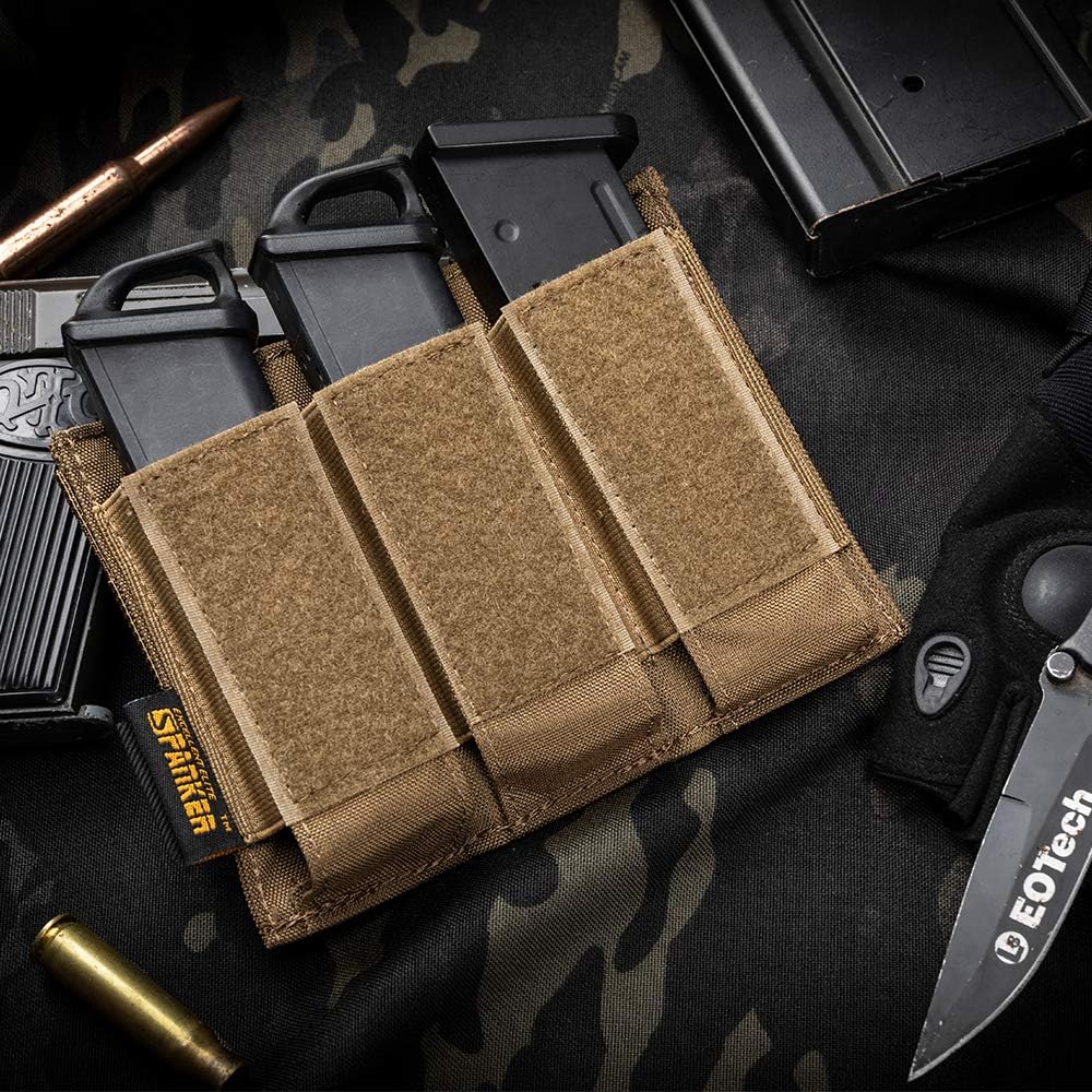 EXCELLENT ELITE SPANKER Tactical Open Top Double/Triple Pistol Mag Pouch for Glock M1911 92F Magazines 40mm Grenade