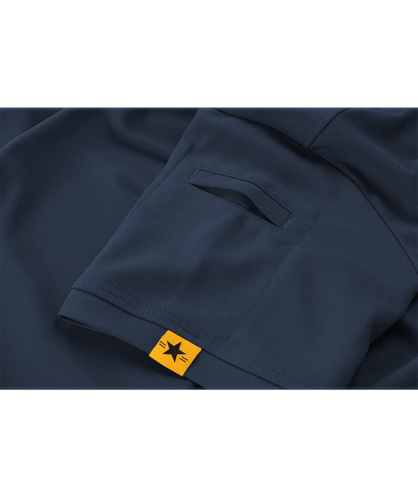 ZITY Mens Polo Shirt Short Sleeve Sports Tactical T-Shirt Athletic Golf Polos Daily Casual Stylish Collared Shirts for Men Navy 3X-Large