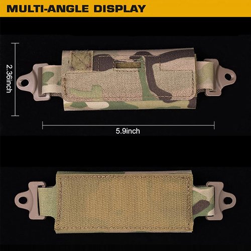 Tactical Helmet Counterbalance Weight Bag NVG Counterweight Pouch with Five Counter Blocks for OPS Fast BJ PJ MH