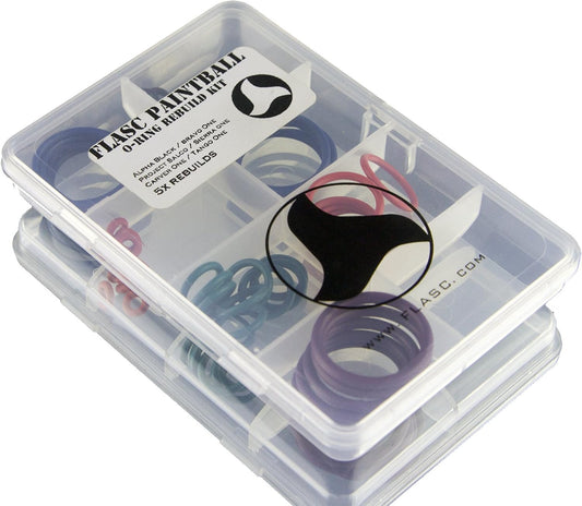 Tippmann Alpha Black/Bravo One 5X Color Coded Paintball o-Ring Rebuild kit