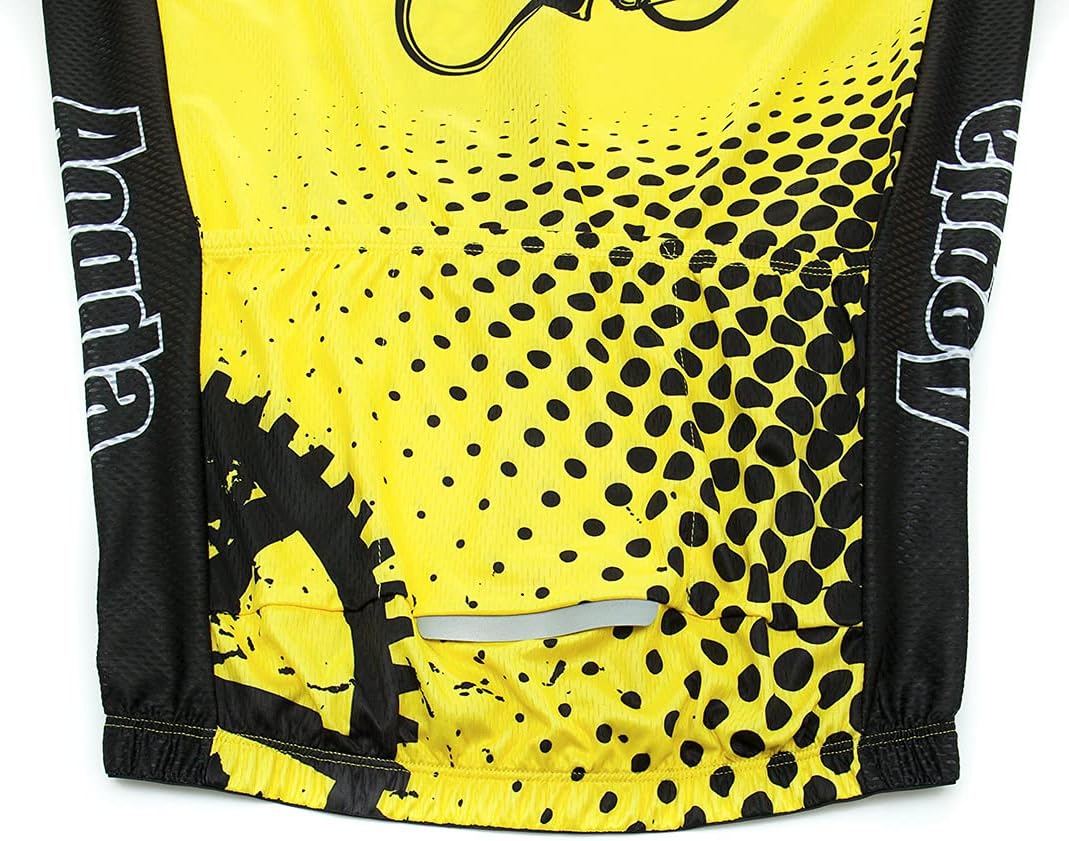 Aogda Cycling Jerseys Men Bike Shirts Team Biking Tops Bicycle Short Sleeves Clothing