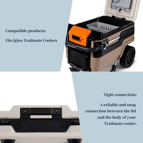 Cooler Replacement Snap-On Hinge Compatible with for TrailMate Coolers