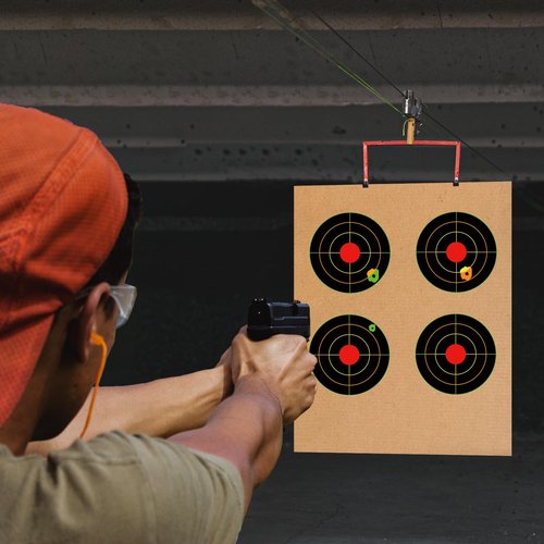 Highwild 4 Inch Splatter Adhesive Bullseye Shooting Target Stickers - Splash Effect of Multiple Colors - 200 Pack