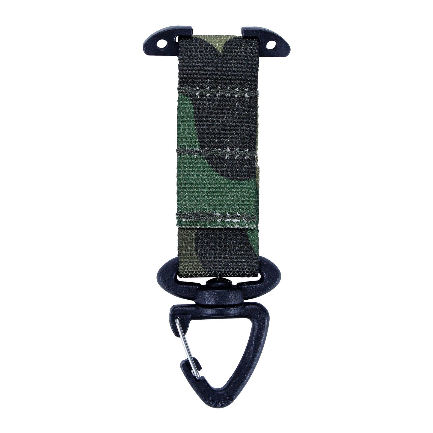 JX Tacfancier Molle Glove Clip T-Mount Swivel Hook, Tactical Key Holder for Belt, Triangle Plastic Snap Carabiner Battle Belt Accessories
