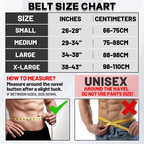 Weight Lifting Belt, PIXEL PANDA Self-Locking Weightlifting Belt, Weight Lifting belts, Premium Gym Belt for Men and Women, Professional Powerlifting Belt for Workout Fitness Squats Deadlifts Bodybuilding (Medium (29-34"/75-88CM), Black)