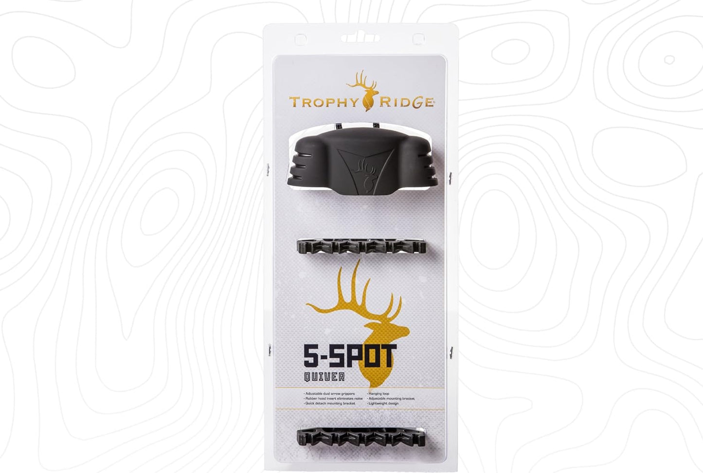 Trophy Ridge 5-Spot Archery Arrow Quiver, Black