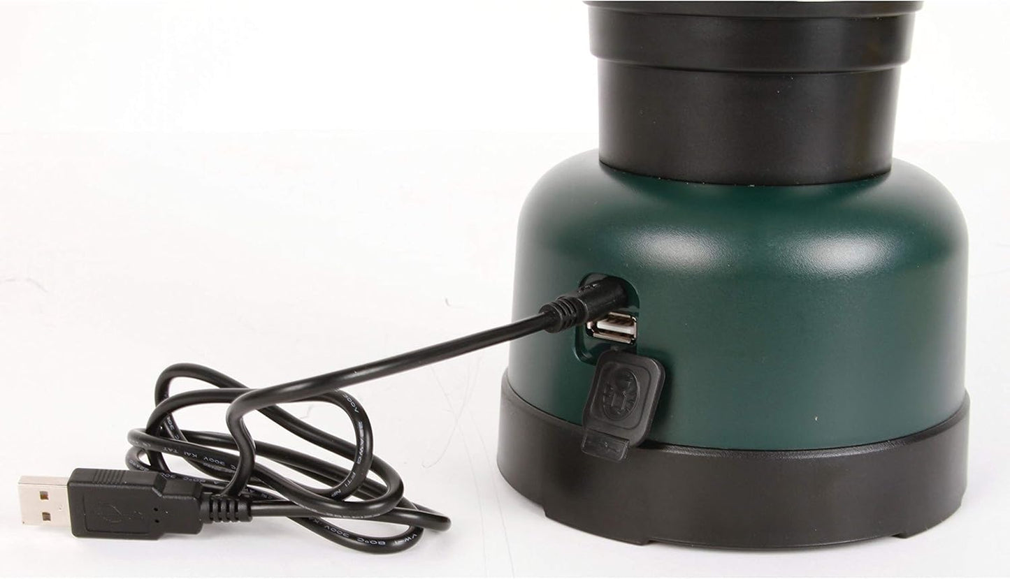 Coleman Rugged Rechargeable 400 Lumens LED Lantern, Impact & Water-Resistant Lantern with USB Charging Port, Lifetime LEDs Never Need Replacing