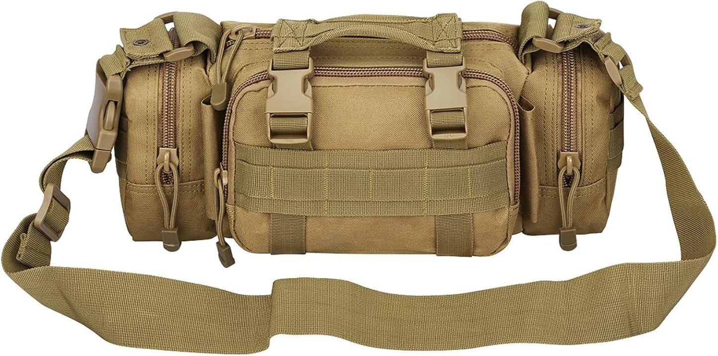 Tactical Waist Pack - G4Free Small Fanny Sling Bag with Hand Carry Handle