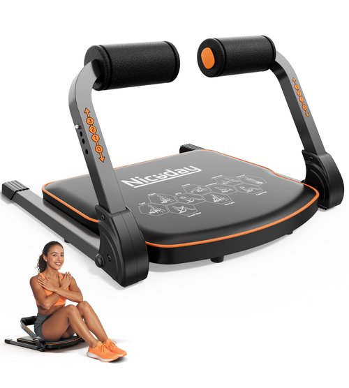 Niceday Ab Workout Equipment, Sit Up Exercise Equipment for Core Workout, Ab Trainer Machine for Home, Ab Crunch Machine for Home Exercise, Sit Up Machine with 330 LBS Weight Capacity