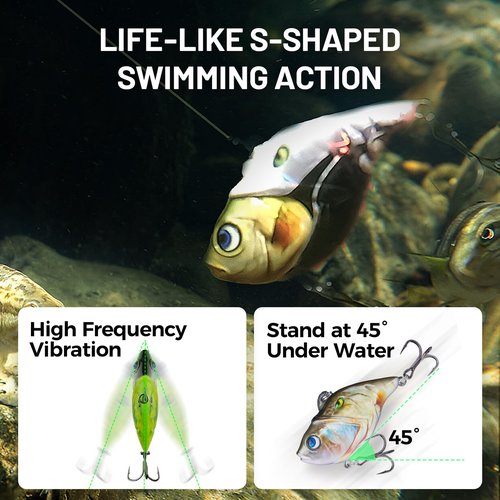 HANDING 3PCS Rattling Lipless Crankbait for Bass Fishing Fast Sinking Fishing Lure Lifelike Swimbaits Mustad Hooks, Crappie Trout Bass Fishing Bait, Angler's Fishing Gift, 1.8in, 3/8oz