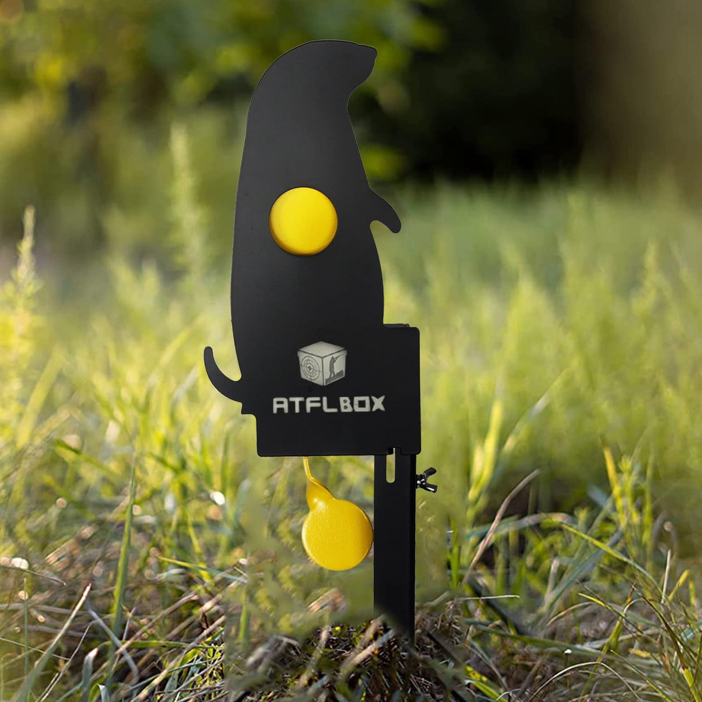 Atflbox Metal Prairie Dog and Eagle Air Gun Pellet BB Guns Rimfire Reset Target, Rated for .177 .22 Caliber Outdoor Shooting