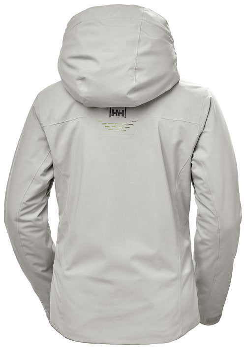 Helly-Hansen Alphelia Lifaloft Ski Jacket for Women - Waterproof Coat for Winter Sports, Skiing-Jacket with Insulation, 917 Mellow Grey - M