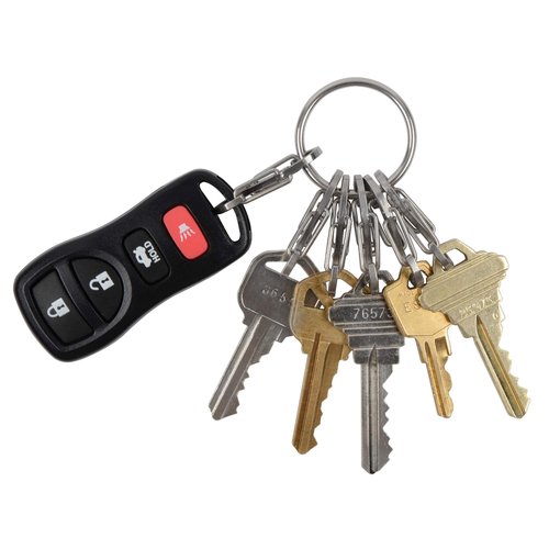 Nite Ize Keyring Steel S-Biner - 2 Count (2 Pack)