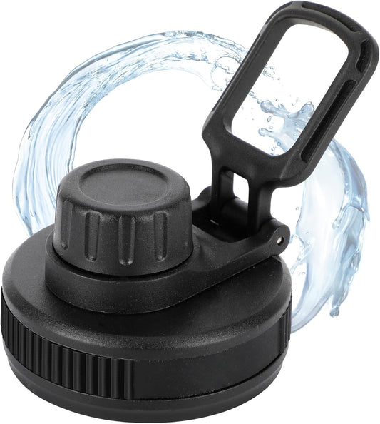 Spout Lid for Hydro Flask Wide Mouth 12, 18, 32, 40, 64 OZ Water Bottles, Chug Lid for Hydro flask with Easy Carry Handle, Replacement Lid for Most Sports Water Bottles