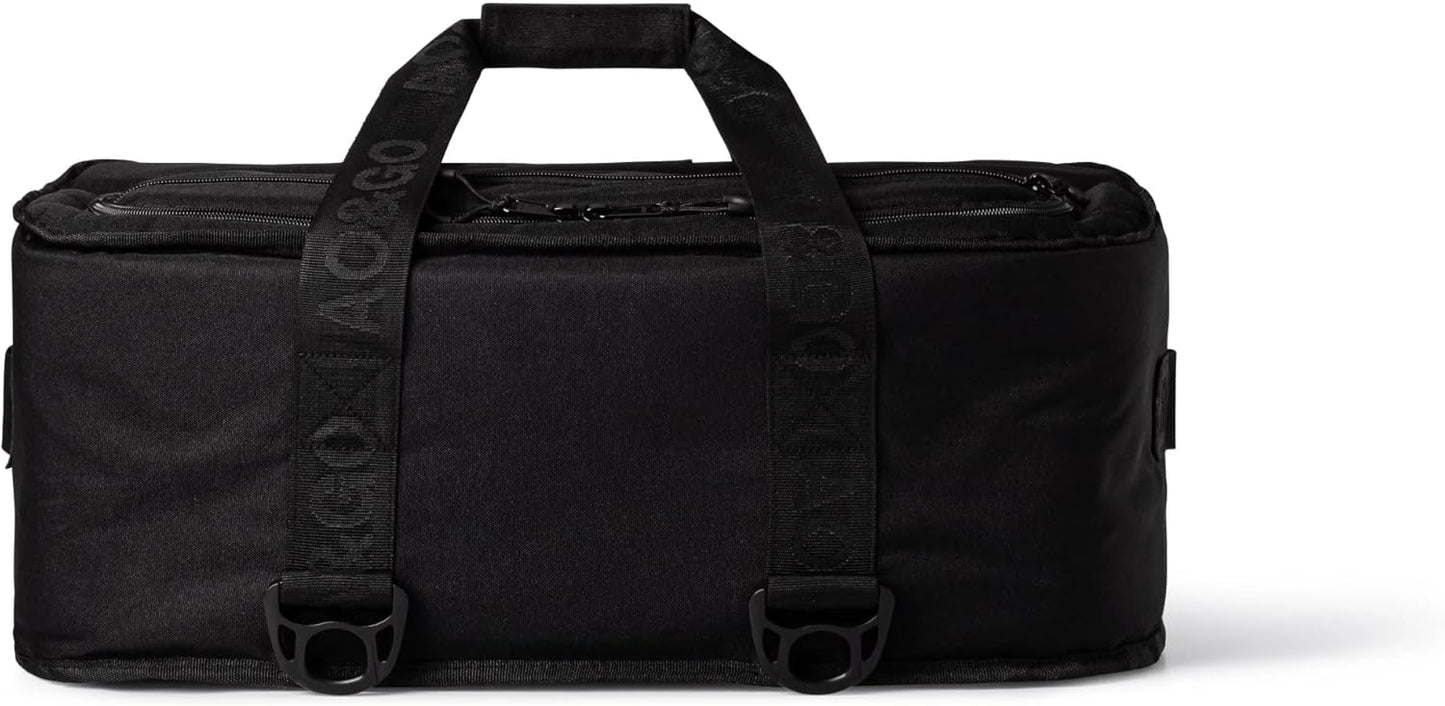 AO Coolers Stow 'n Go Canvas Soft-Sided Cooler, Low Profile and Leak Proof, Insulated for 24-Hour Cold, Black, 38-Can