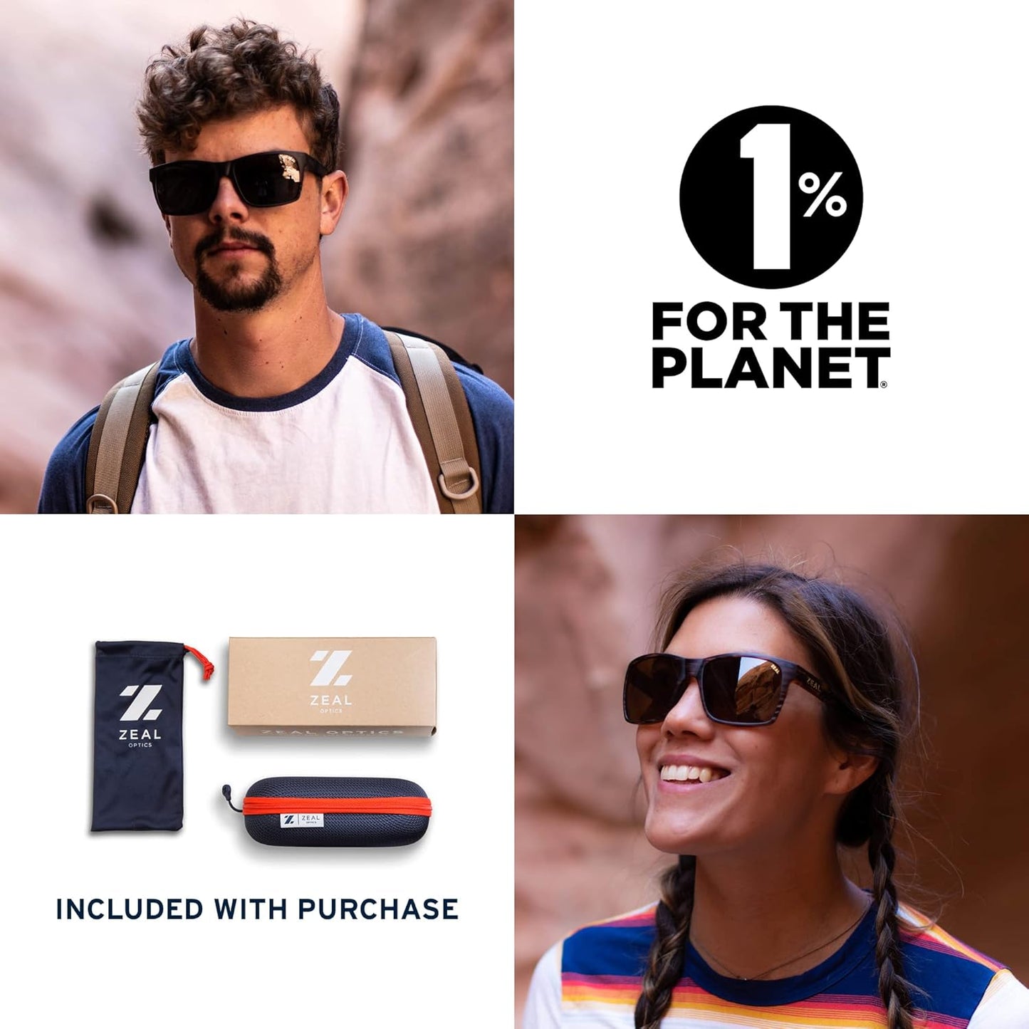 Zeal Optics Women's Brewer Square Sunglasses