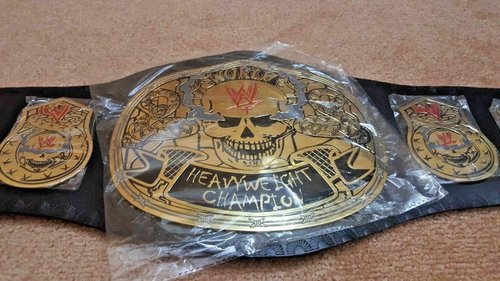 Smoking Skull Stone Cold Heavyweight Wrestling Championship Belt