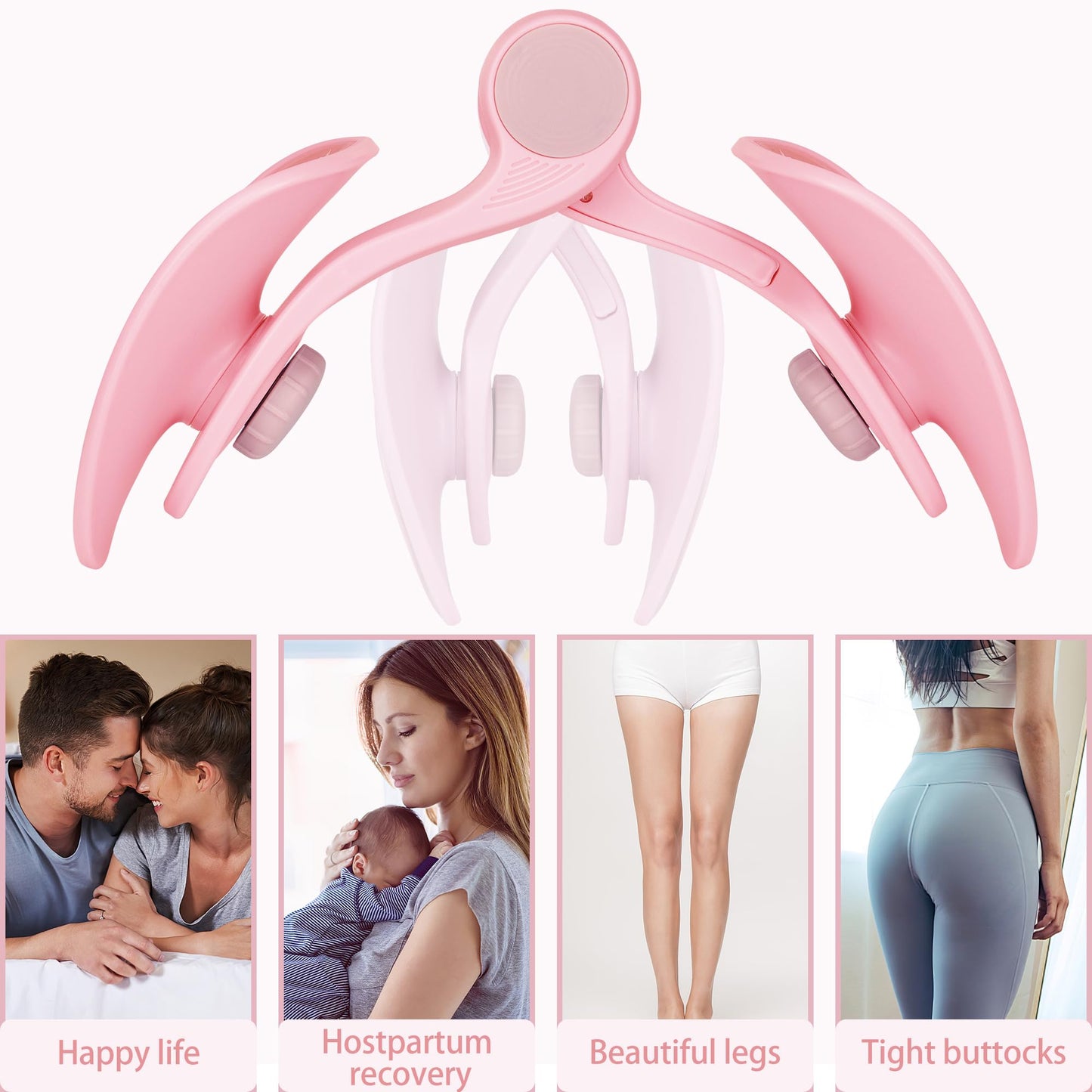 Aiyazhi Inner Thigh Exerciser kegel Exerciser Pelvic Floor Muscle Toner for Women, Leg Workout Exercise Equipment Device HIPS Pelvis Buttock Trainer abductor Machine kegal excersize
