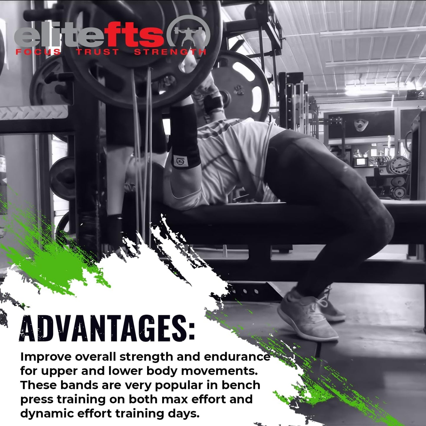 Pro Resistance Band for Core Stability & Flexibility - EliteFTS Portable & Joint-Friendly