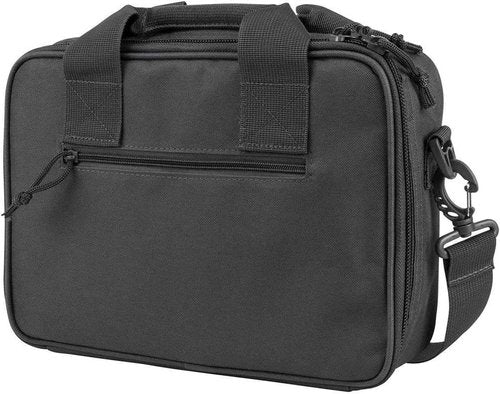 Double Range Pistol Bag - VISM Tactical Firearm Case for Handguns & Accessories