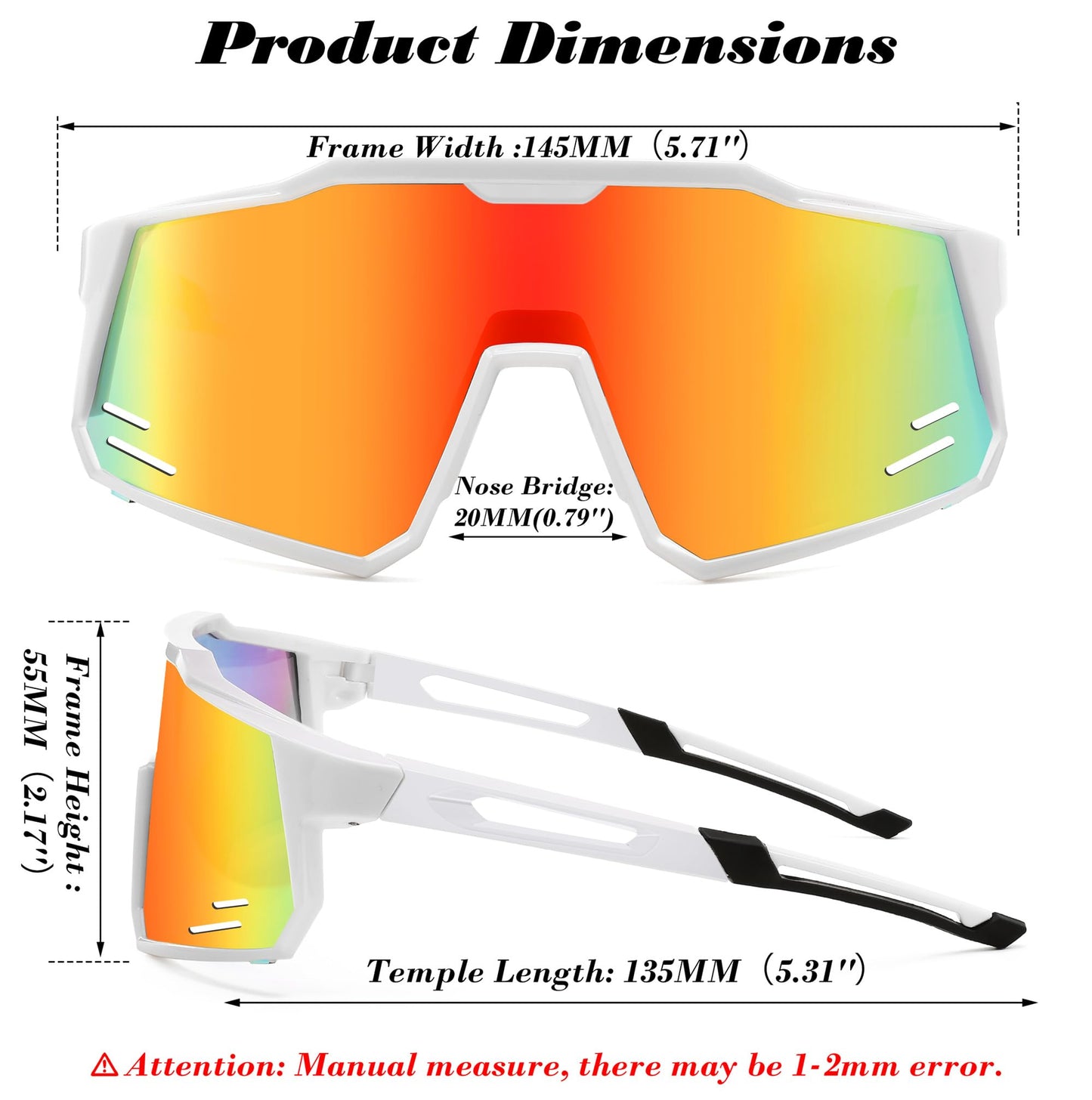 FEISEDY Sports Sunglasses Wraparound 80s Visor Men Women Outdoor Shield Baseball Sunglasses B4125