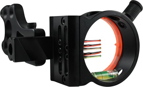 Dead Ringer 4-5 Pen Bow Sight | Aluminum Frame Sight with Light and Glow in The Dark Top Pen