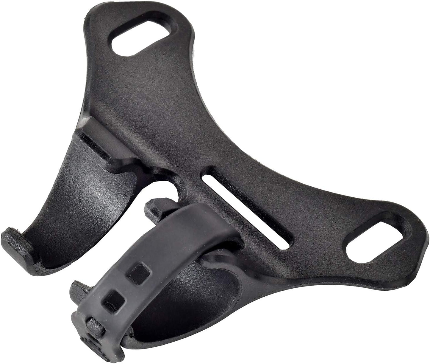 PRO BIKE TOOL Bicycle Pump Holder | Lightweight and Strong - Bicycle Frame Mounted Black Compatible Bracket Clip – Perfect for Road and Mountain Bikes