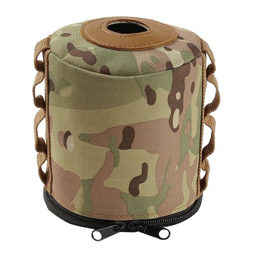 Plplaaoo Insulated Gas Canister Storage Bag for Camping–Thermal Protection Cover for Propane Tank & Butane,Portable Canister Protector in Oxford Cloth,Case for Outdoor BBQ & Backpacking Adventures