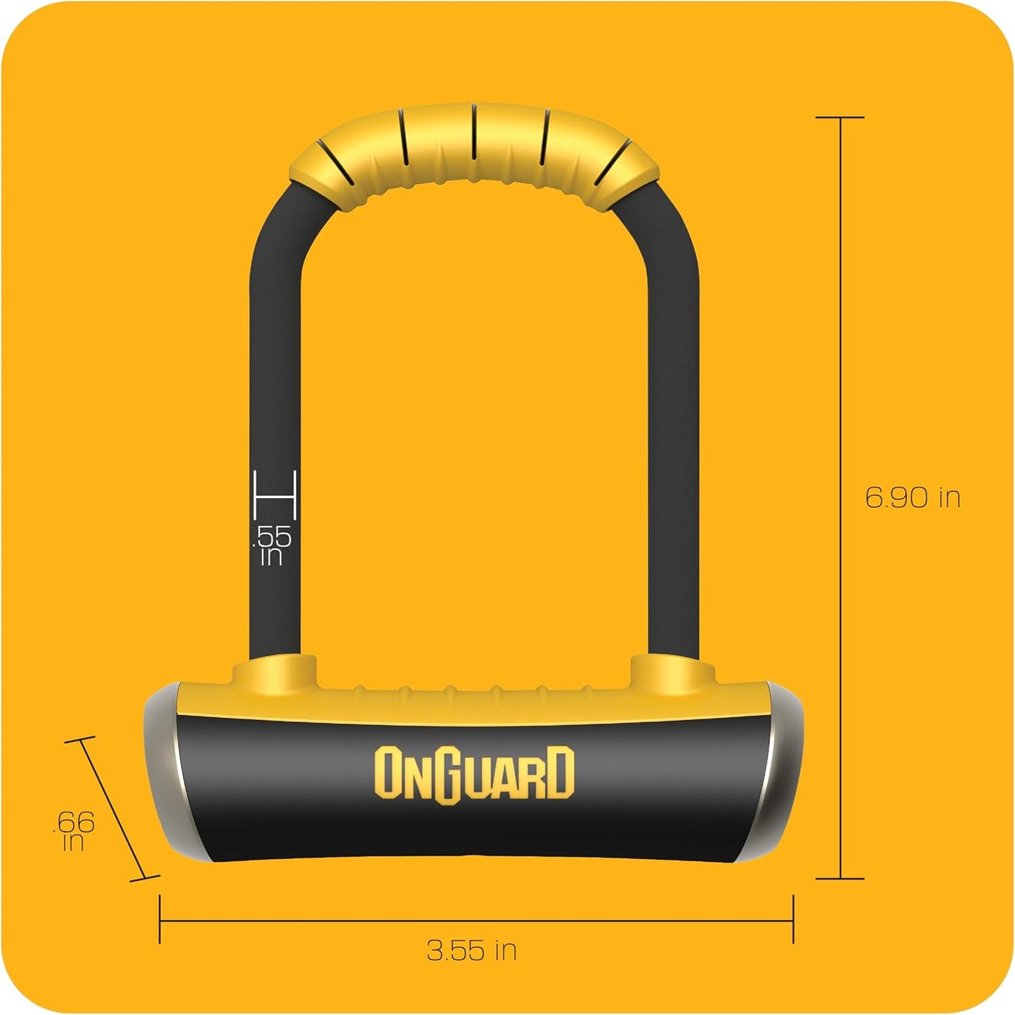 Onguard Pitbull Medium U-Lock