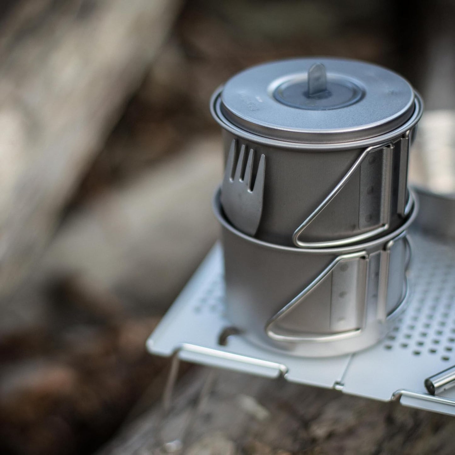 Snow Peak Titanium Mini Solo Cookset