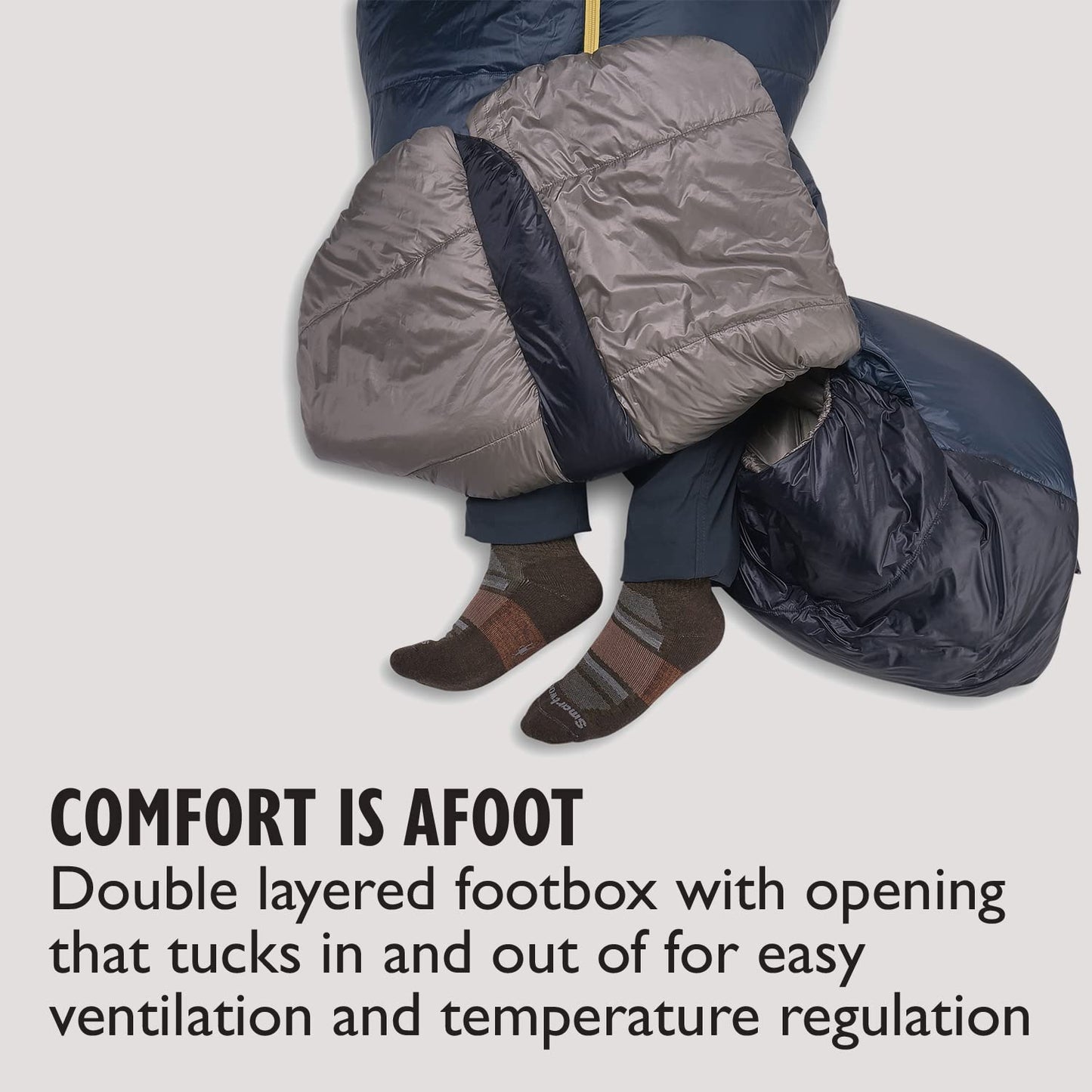 Sierra Designs Elemental 35 Quilt Sleeping Bag, 100% Recycled Synthetic Insulation, Sleeping Pad Clips (2023)