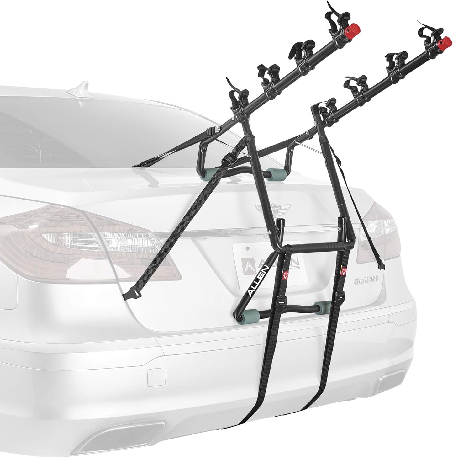 Allen Sports Deluxe 2-Bike Trunk Mount Rack, Model 102DN-R, Black