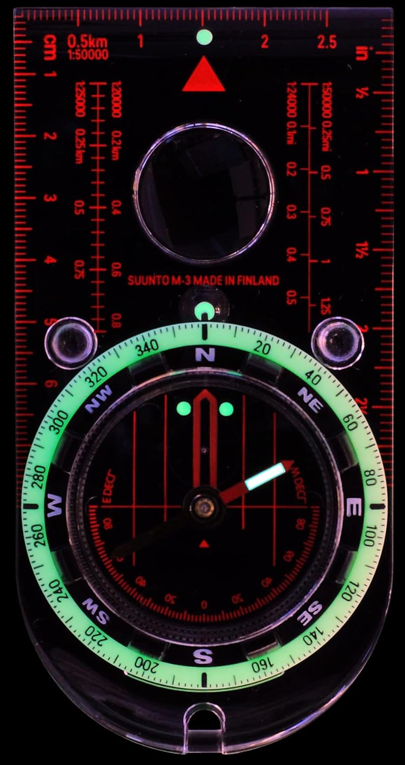 Suunto White Compass - Precision Navigation Tool for Outdoor Adventures