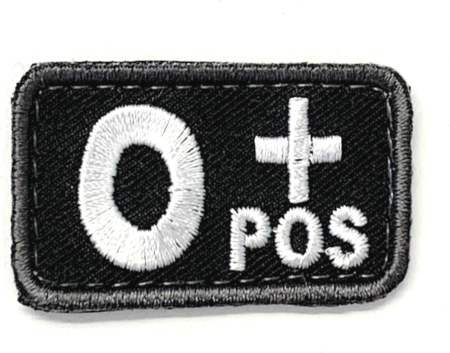 Blood Type Patches-Mil-Spec Monkey ACU DARK (NEG)
