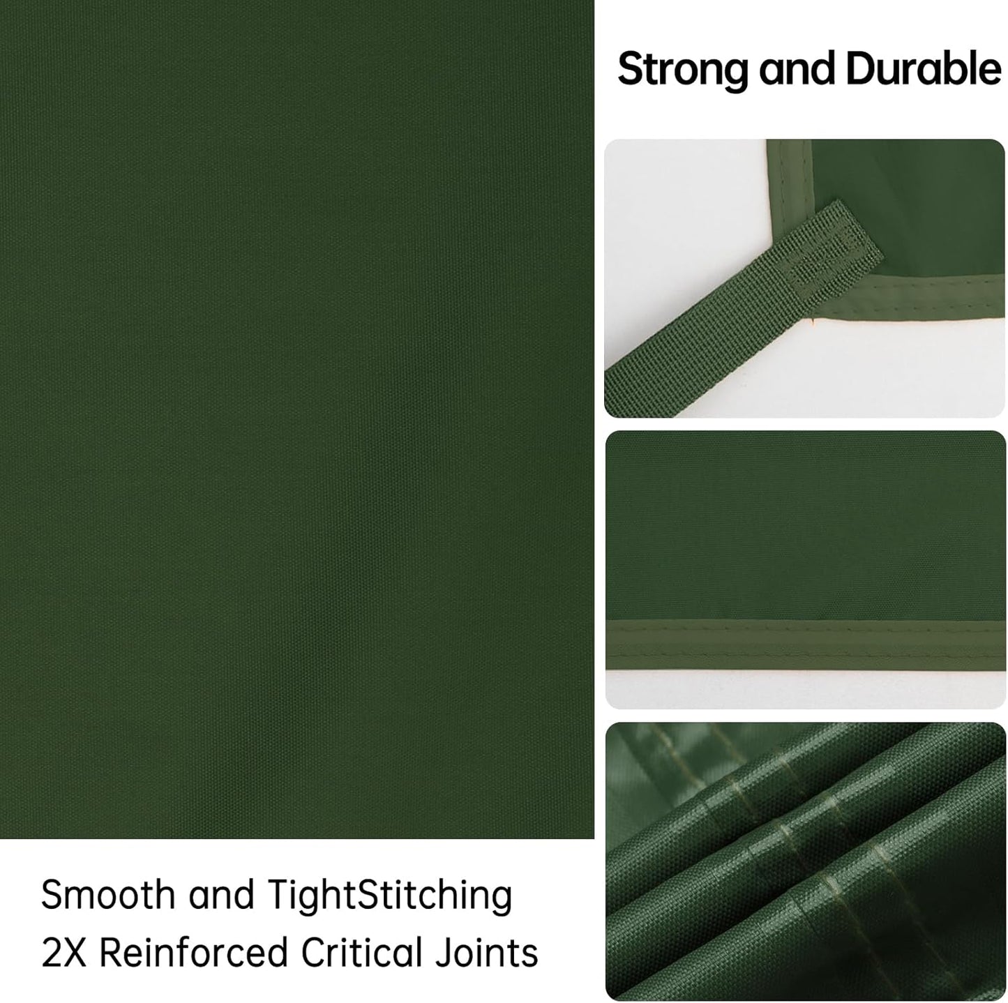 FREE SOLDIER Waterproof Portable Tarp Multifunctional Outdoor Camping Traveling Awning Backpacking Tarp Shelter Rain (Brown 10×10.5ft)