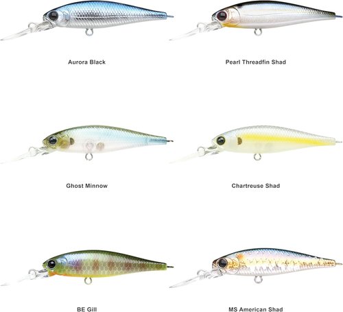 LUCKY CRAFT Pointer 48DD Fishing Lures for Freshwater, 2” Deep-Diving Suspending Jerkbait, Trout and Bass Lures, 3–4ft Depth, Precision Freshwater Fishing Gear and Accessories for Tackle Box