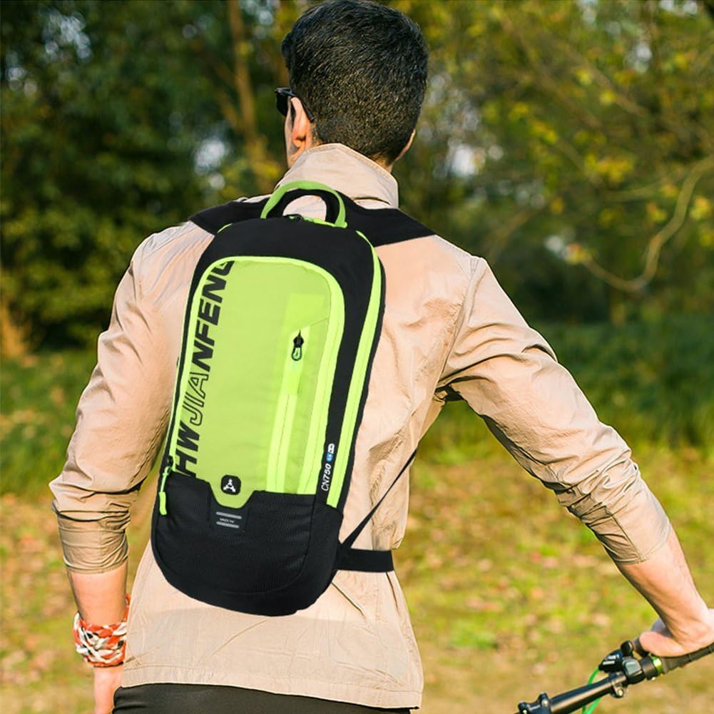 WINDCHASER Cycling Backpack, 10L Bicycle Backpack Waterproof Breathable Bag for Outdoor Travel Hiking Climbing Biking Running Skiing (Black)